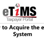 how to get the eTIMS system