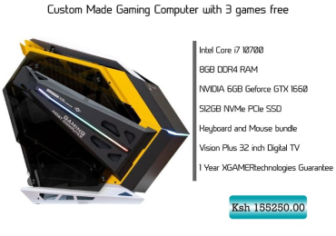 Custom XGAMERtechnologies PC with 32inch monitor