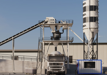 MEGA CONCRETE BATCHING PLANT 30 m3 – PAN MIXER- FREE SHIPPING
