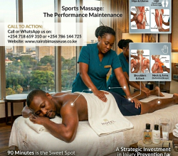 Sports Massage. The Performance Maintenance +254718659310
