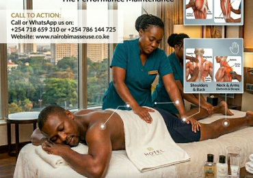 Sports Massage. The Performance Maintenance +254718659310
