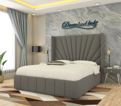 2025 Tokyo sunrise wingback bed frame with ottoman optional storage