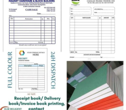 Receipt Book Printing