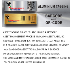 Acetone Activated Permanent Asset Tags