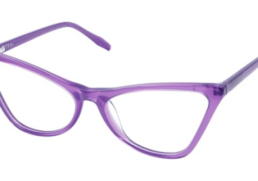 Purple Full Rim Cat-Eye Classic Eyeglasses – Stylish Acetate Frame for Women