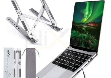 Portable Laptop Stand Holder Compatible for MacBook, HP, Dell, Lenovo & All Other Notebook (Sliver)