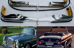 Mercedes W111 W112  models 280SE 3,5L V8 Coupe bumpers (1969-1971)