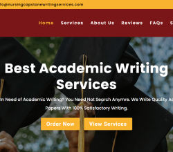 Nursing Capstone Writing Services