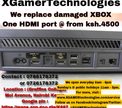 We replace damaged XBOX One HDMI port @ from ksh.4500