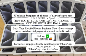 Wholesale Suppliers of iPhone 15 – 11 Pro Max (UK,US, EU, HK Spec)