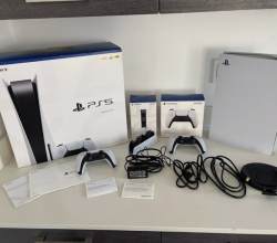 Playstation 5 PS5 Blu-Ray Console + Charging Station + 2 Controllers Bundle!