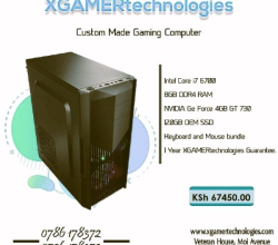 Powerful custom built gaming PC with 4GB GeForce