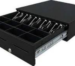 Interface steel cash drawer black