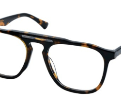 Havana Full Rim Square Aviator Classic Eyeglasses