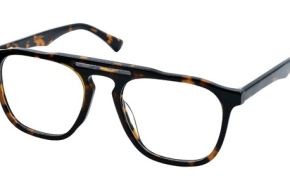 Havana Full Rim Square Aviator Classic Eyeglasses