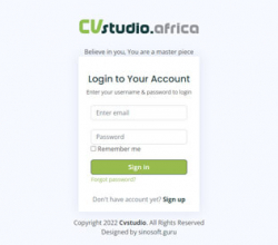 CV Studio Africa App