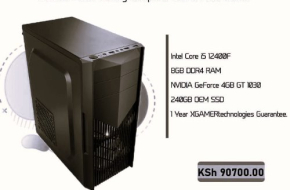 Newly Custom Gaming Tower with 4GB GT 1030 GeForce