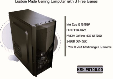 Newly Custom Gaming Tower with 4GB GT 1030 GeForce