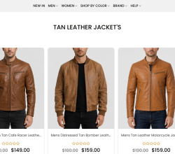 Tan Leather Jackets for Men and Women