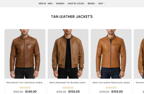 Tan Leather Jackets for Men and Women