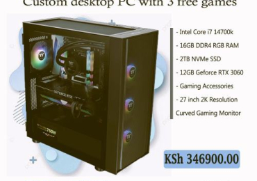 Powerful custom core i7 PC with NVidia GeForce RTX 3060